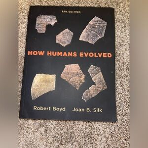 How Humans Evolved Book 8th Edition By Robert Boyd and Joan B. Silk